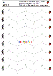 Düz Çizgi Çalışmaları